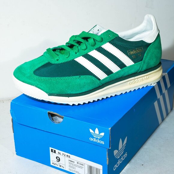 adidas Originals SL 72 RS Sneakers in Green / Core White - Deadstock / NIB - Picture 3 of 4